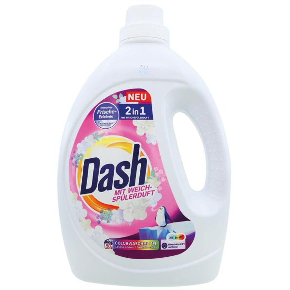 Lessive liquide Dash Color Fresh 2 en 1 50 ml