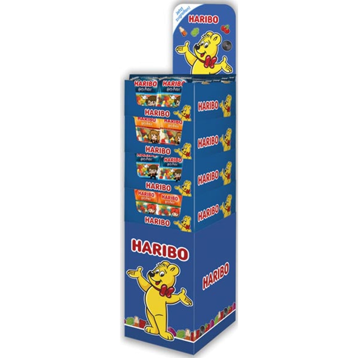 Haribo « Harry Potter » 160 g, présentoir de 160 sachets, format 4 pièces