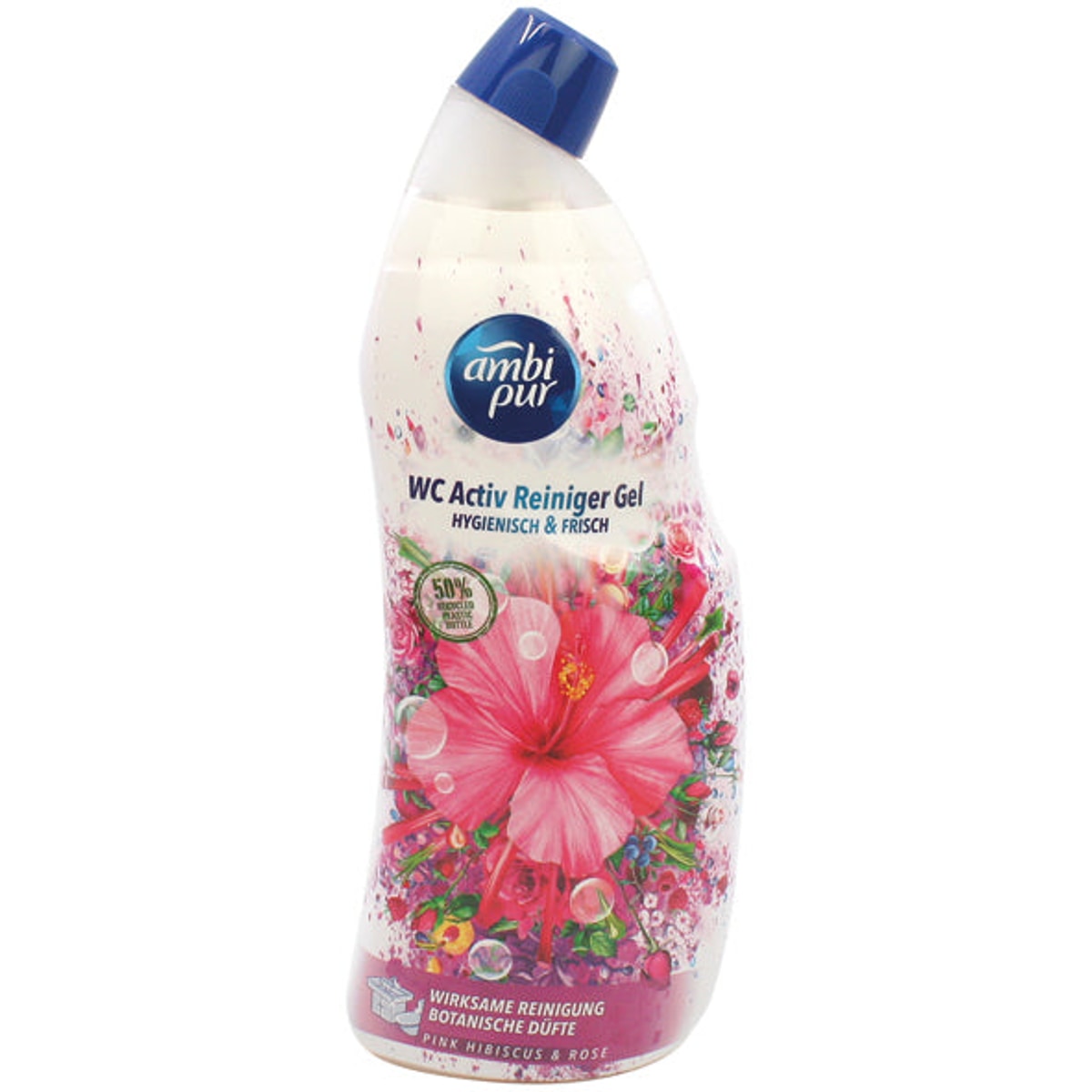 Gel nettoyant pour toilettes Ambi Pur 750 ml Hibiscus & Rose