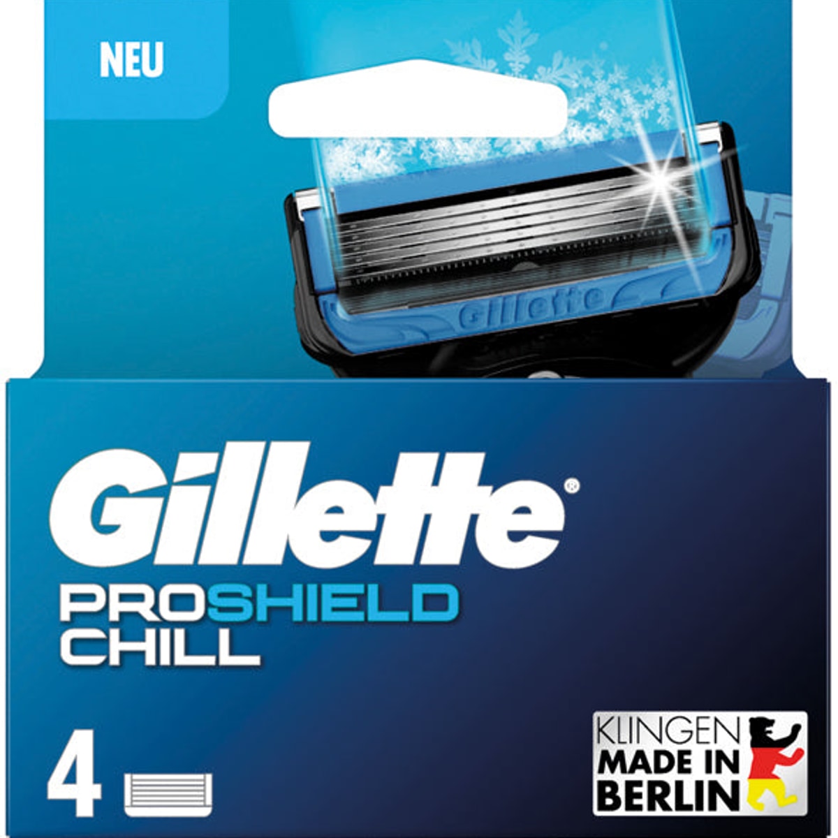 Lames Gillette ProShield Chill, paquet de 4