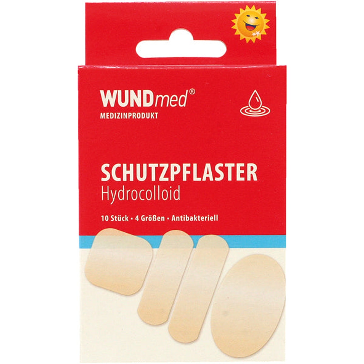 Pansements hydrocolloïdes pour plaies, 10 pièces en 4 tailles.