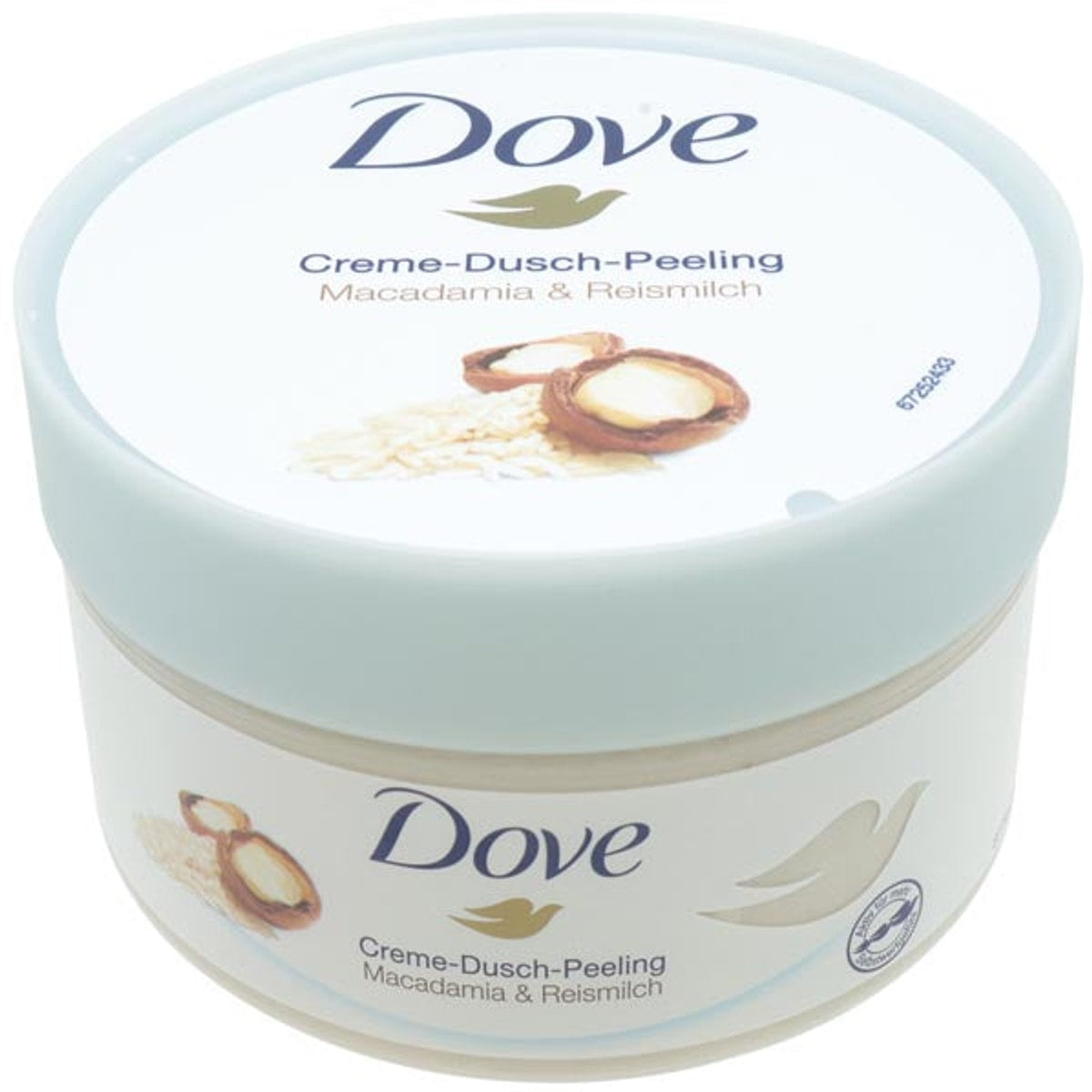Gommage douche Dove 225 ml Lait de macadamia et de riz