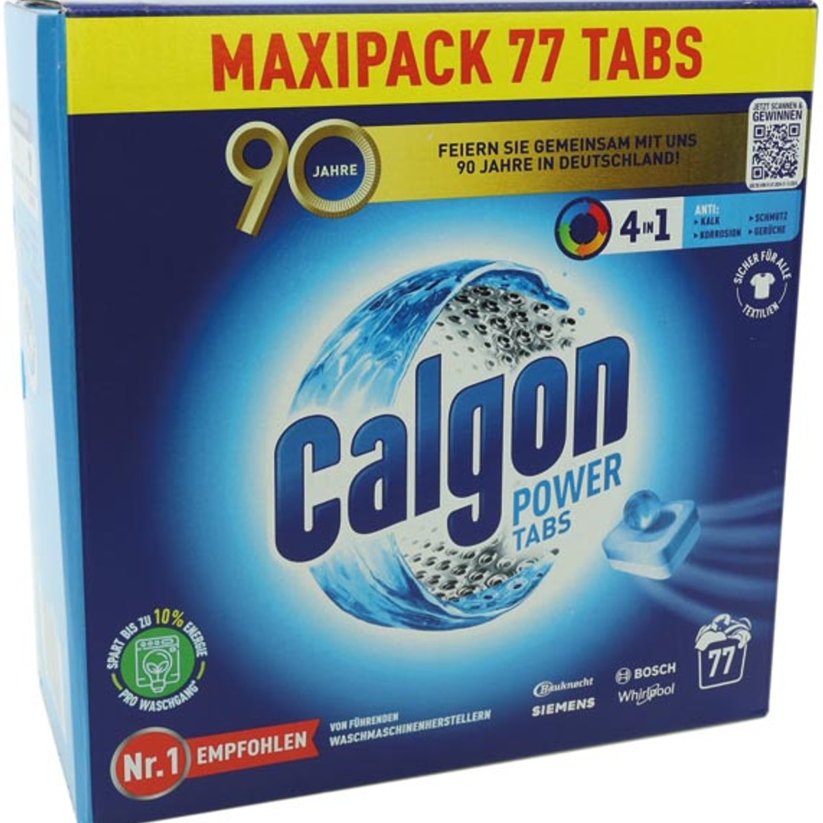 Calgon 4 en 1 Comprimés Adoucissant d'eau 77 unités 1001 g