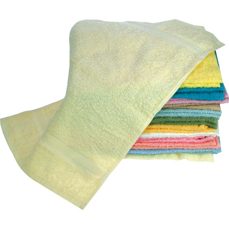 Serviette de toilette pour invités, 30 x 50 cm, coton, couleurs assorties