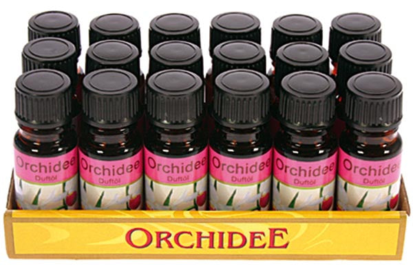 Huile parfumée à l'orchidée 10 ml en flacon de verre