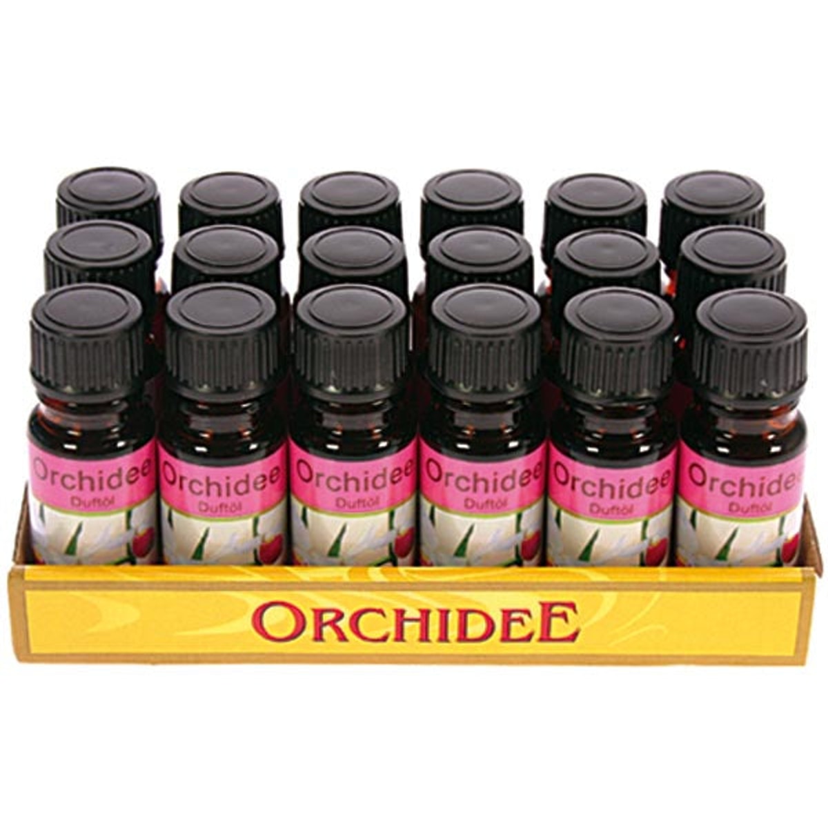 Huile parfumée à l'orchidée 10 ml en flacon de verre