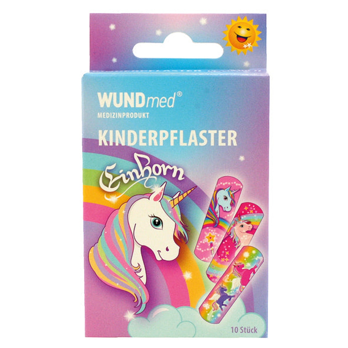 Pansements pour enfants, paquet de 10, motif licorne