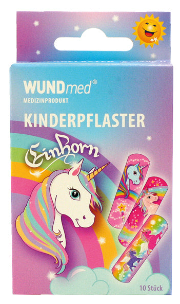 Pansements pour enfants, paquet de 10, motif licorne