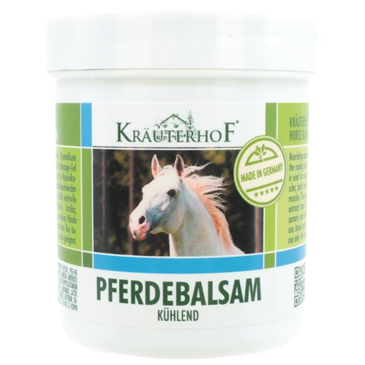 Baume pour chevaux Creme Kräuterhof 100 ml en boîte métallique