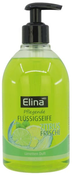 Savon liquide Elina 500 ml Agrumes Citron vert frais