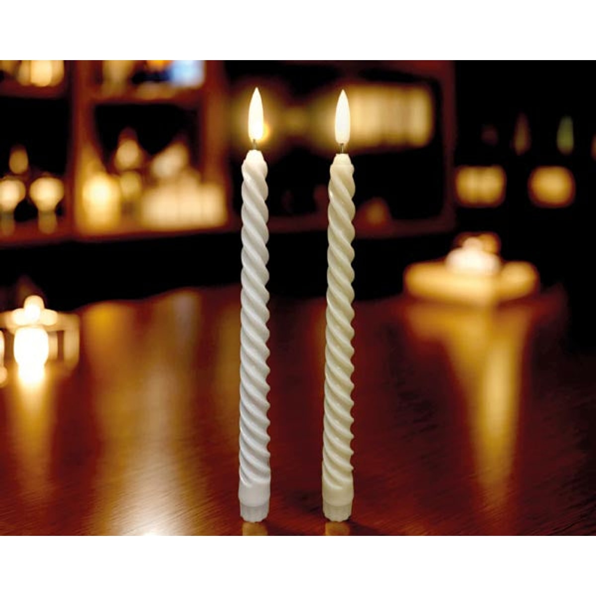 Bougie LED conique 26x2cm
