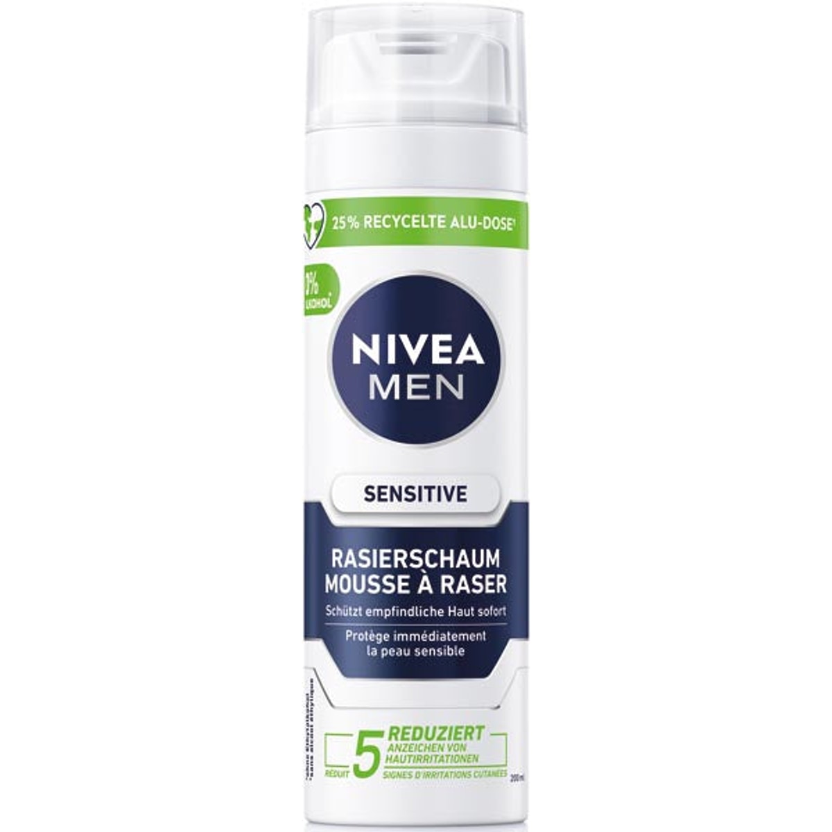 Mousse à raser Nivea 200 ml Peaux sensibles