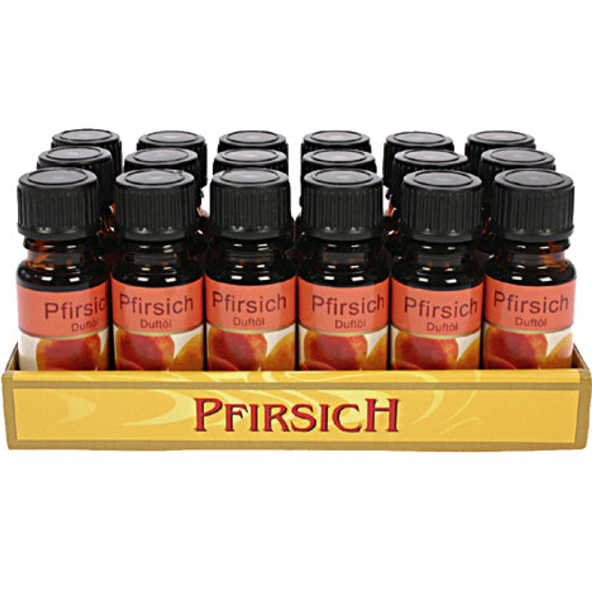 Huile parfumée à la pêche 10 ml en flacon de verre