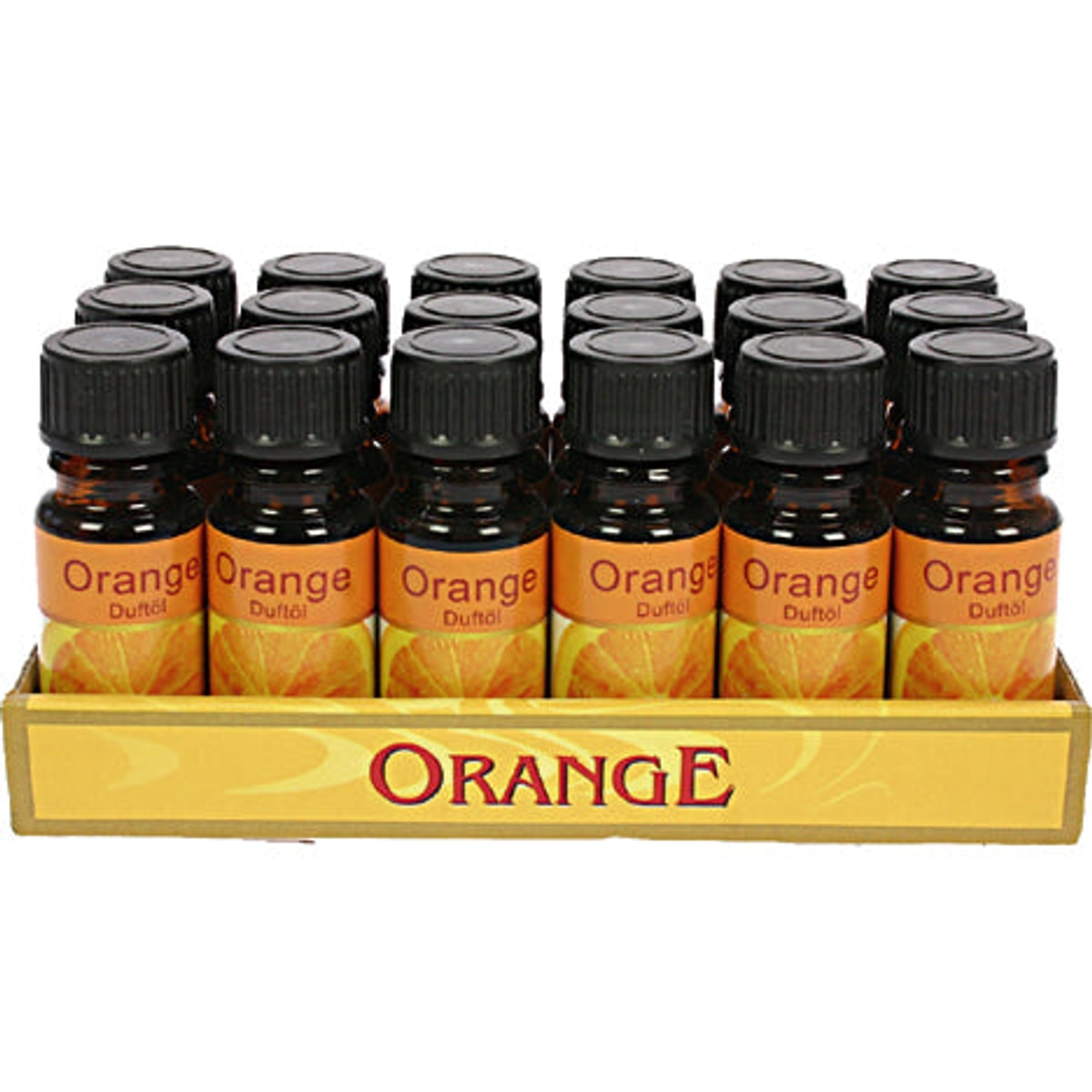 Huile parfumée à l'orange, flacon en verre de 10 ml