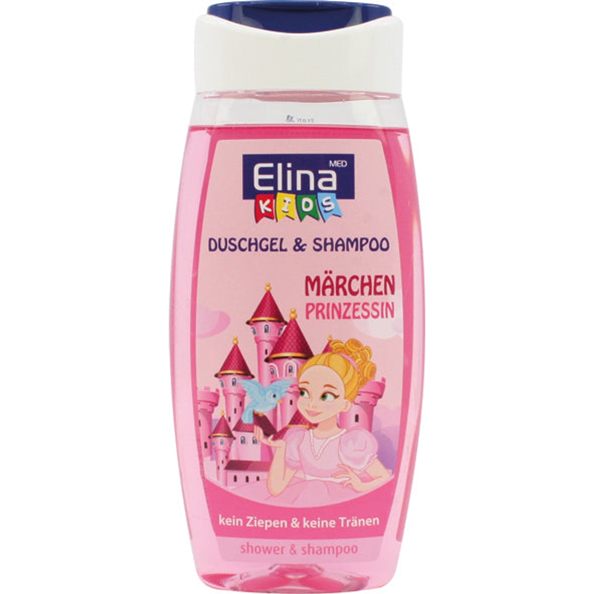 Gel douche Elina Kids 250 ml 2 en 1 Princesse