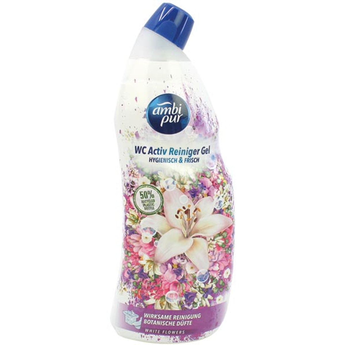 Gel nettoyant pour toilettes Ambi Pur 750 ml Fleurs blanches