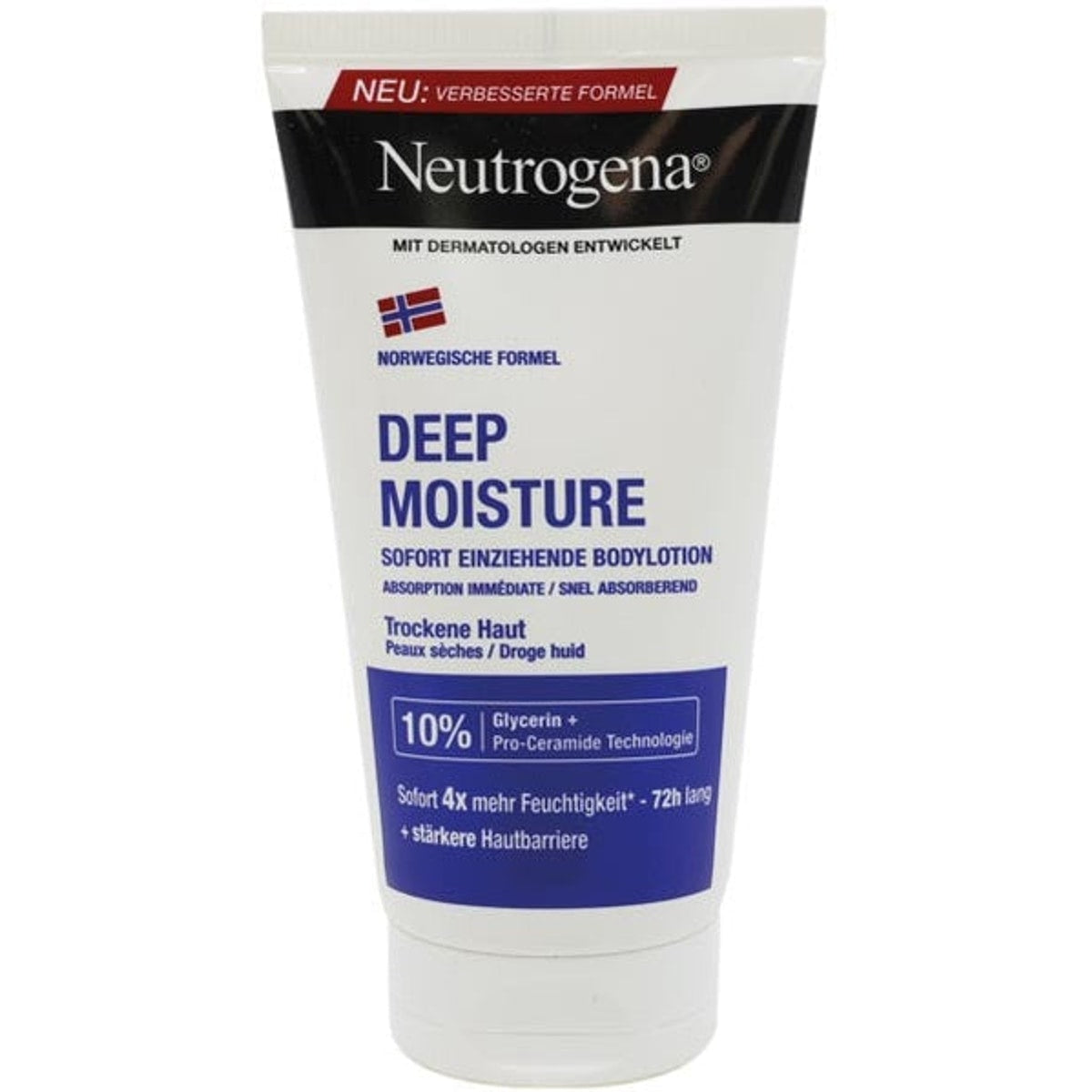 Lait corporel Neutrogena 75 ml pour peau sèche