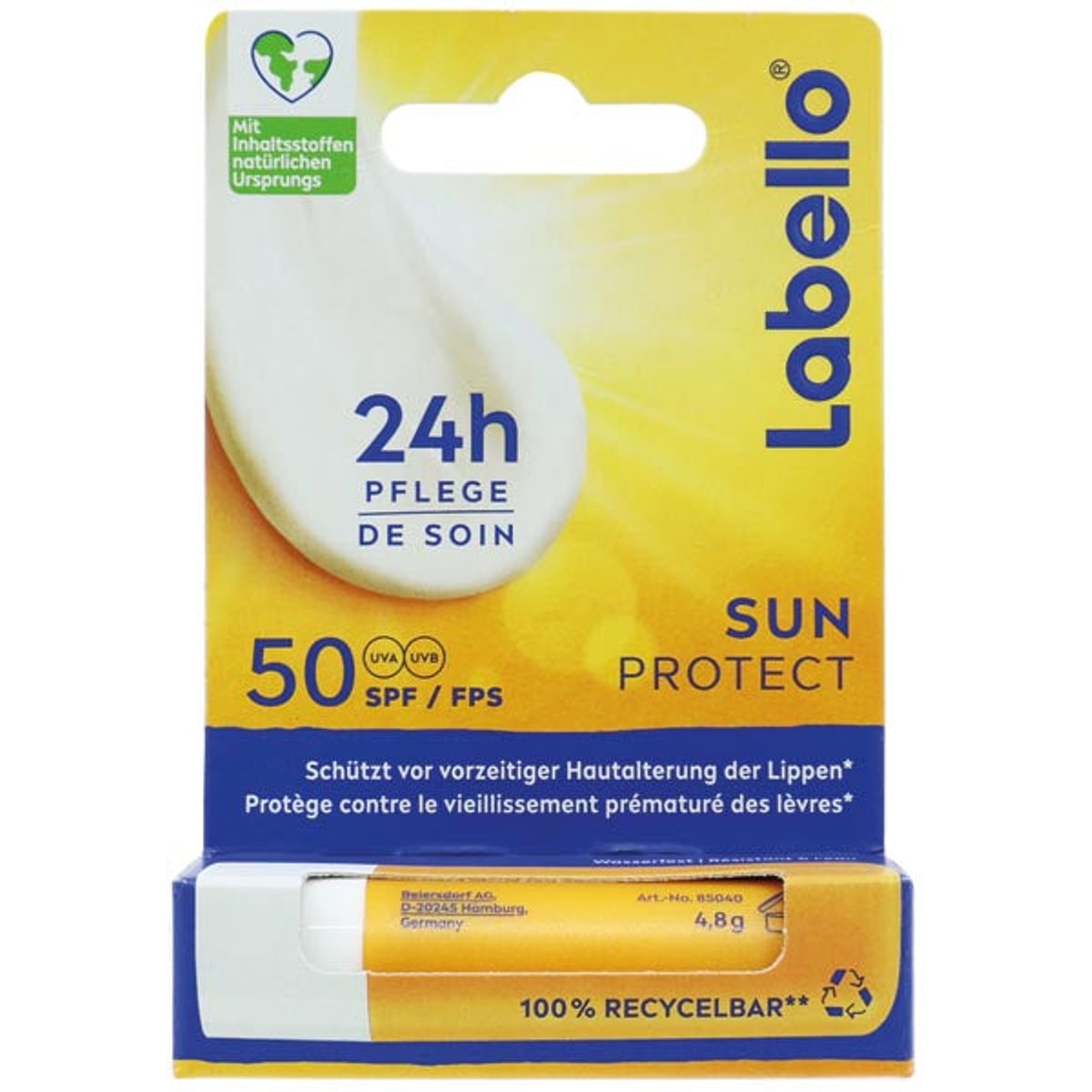 Baume à lèvres Labello Solaire FPS 50 4,8 g