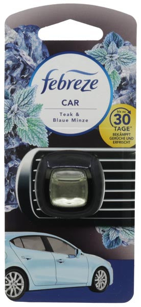 Désodorisant pour voiture Febreze 2 ml Teck et Menthe bleue