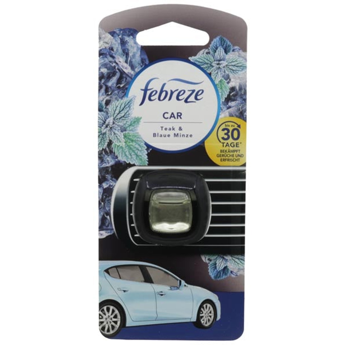 Désodorisant pour voiture Febreze 2 ml Teck et Menthe bleue