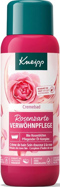Bain Crème Kneipp 400 ml Rose-Soft Soin Détente