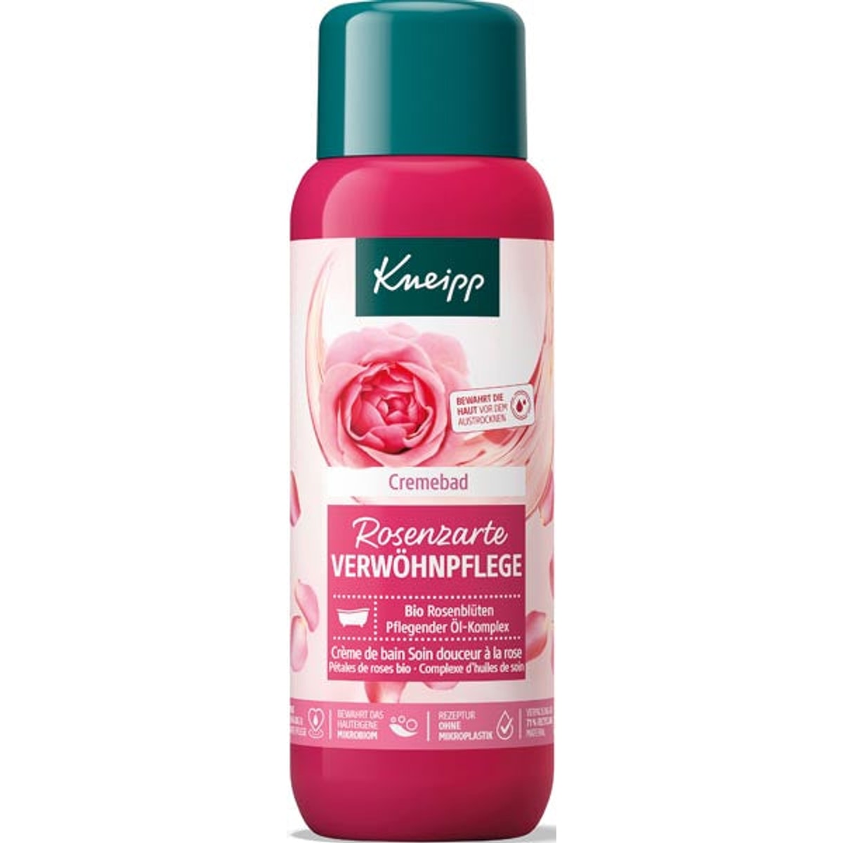 Bain Crème Kneipp 400 ml Rose-Soft Soin Détente