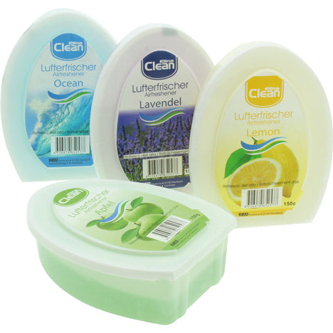 Gel désodorisant parfumé CLEAN 150 g 13 x 9,5 cm