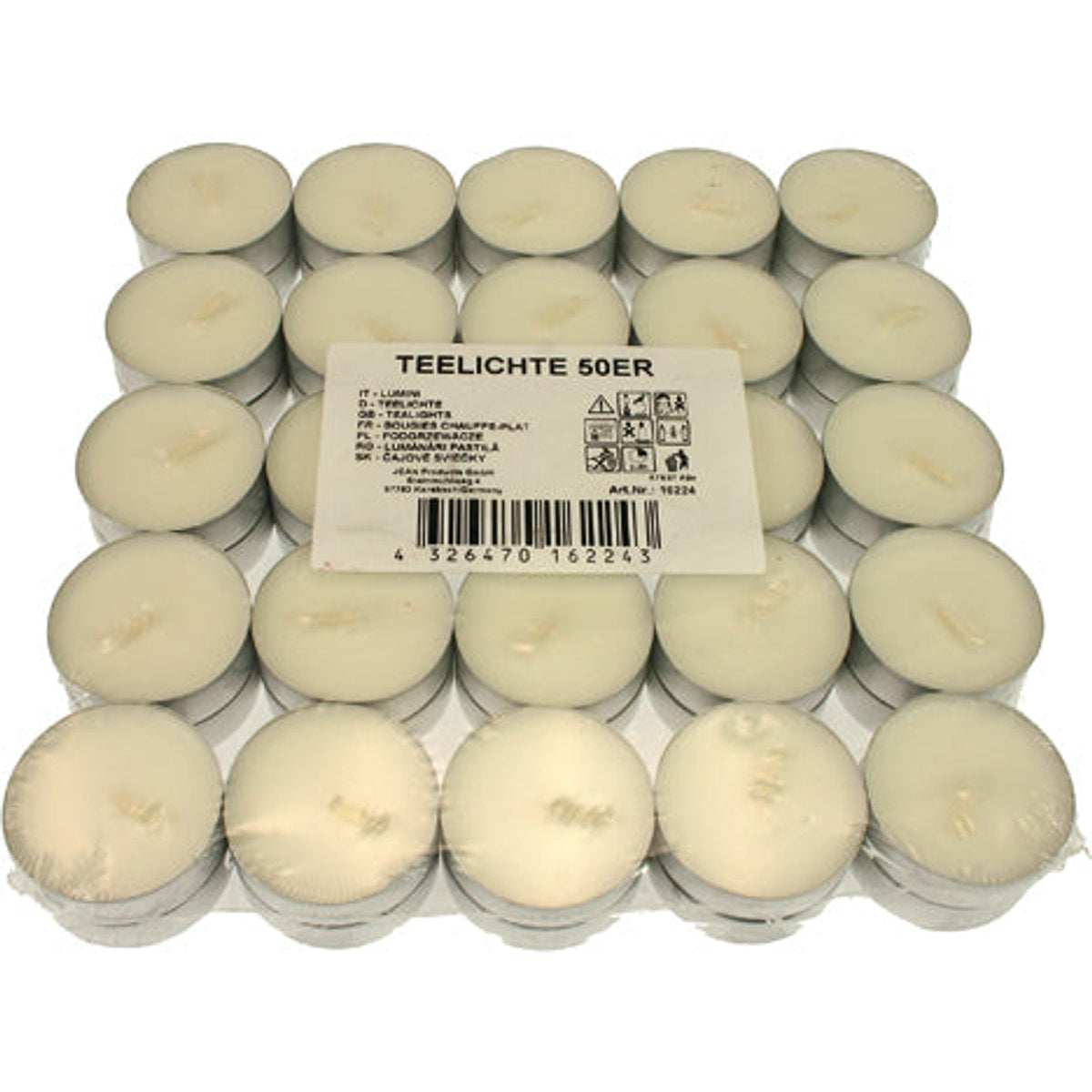 Bougies chauffe-plat, 50 pièces par bloc, 3,9 cm, bonne qualité