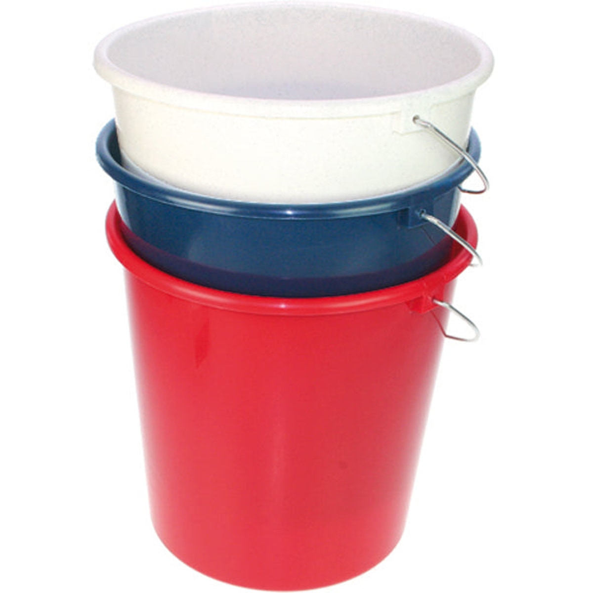Seau de 10 litres avec poignée en métal pour usage domestique