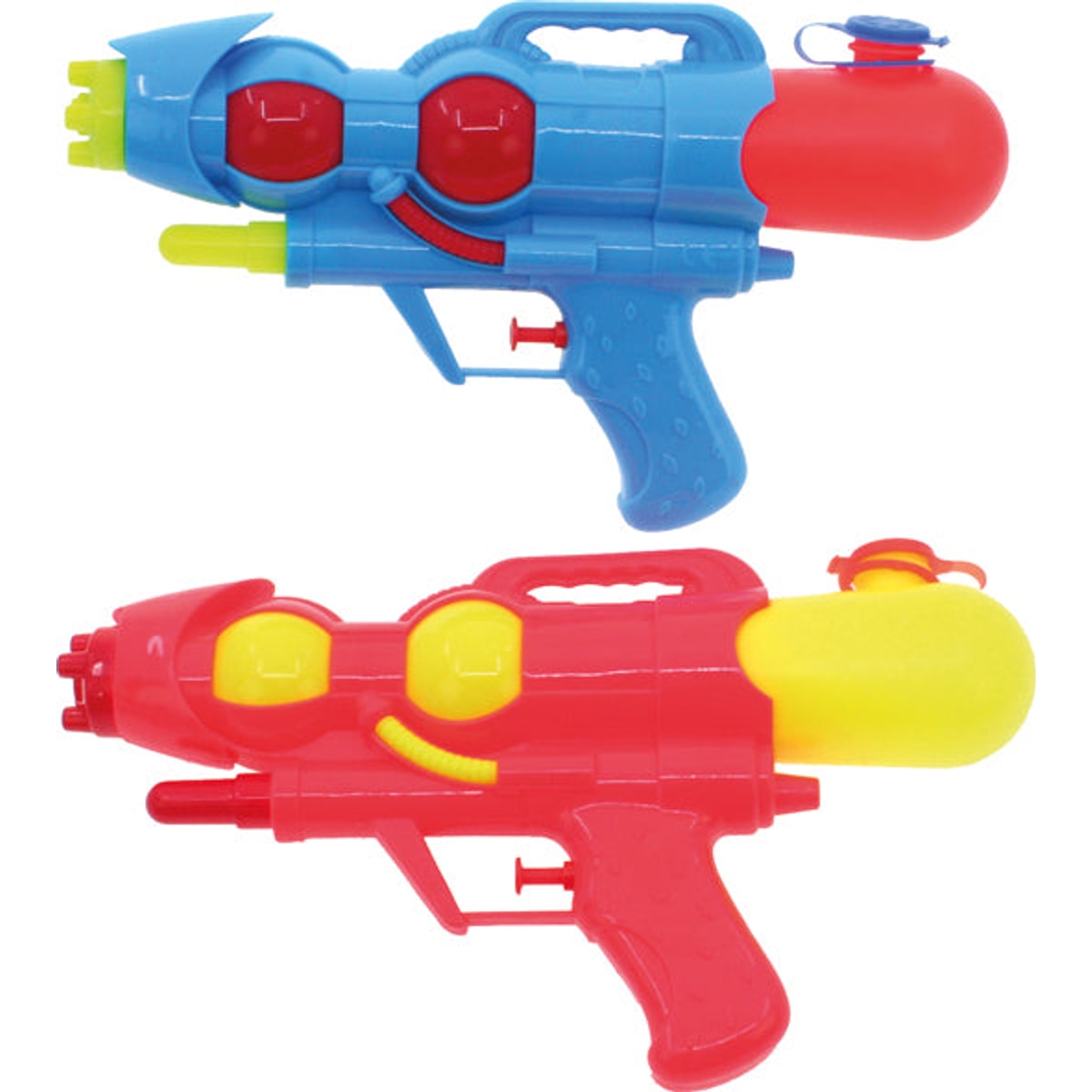 Pistolet à eau de 28 cm, bicolore, avec réservoir de 160 ml