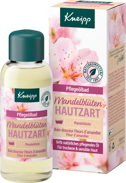 Huile de bain Kneipp Care 100 ml Fleur d'amandier adoucissante pour la peau