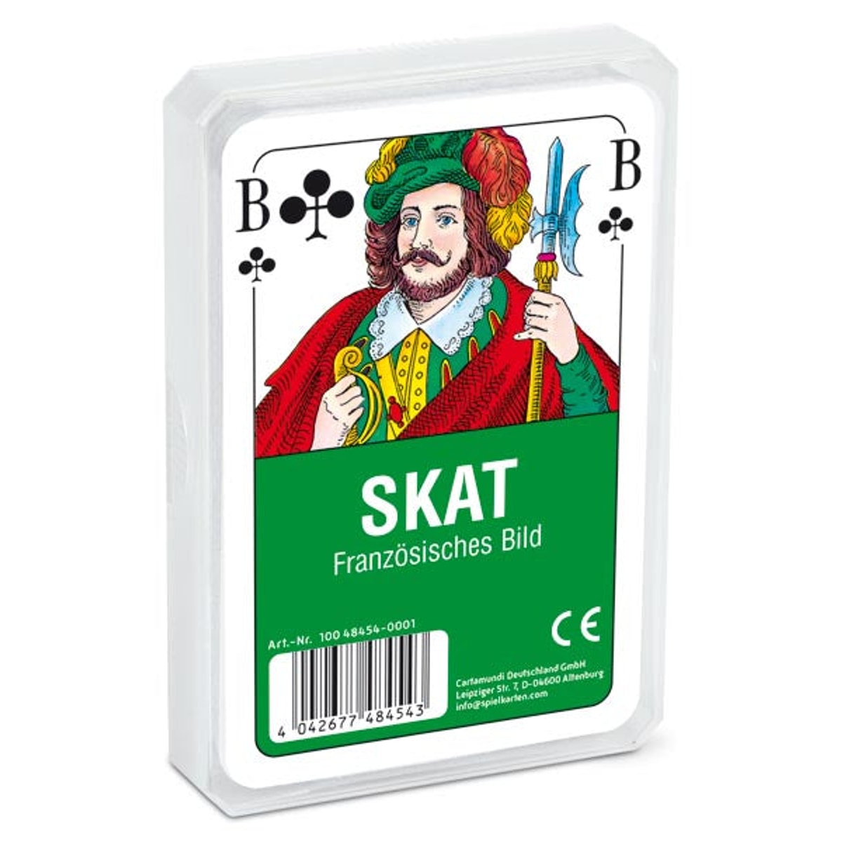 Jeu de cartes de luxe à motifs français, 32 cartes