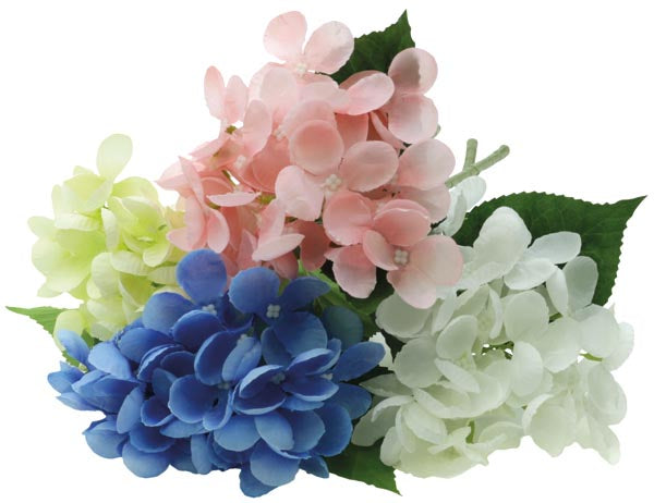 Fleur d'hortensia à nombreuses fleurs, 45 x 15 cm
