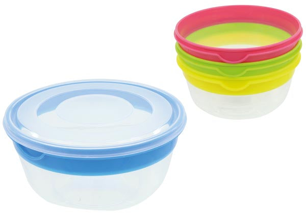 Boîte de conservation alimentaire ronde Color Line 800 ml