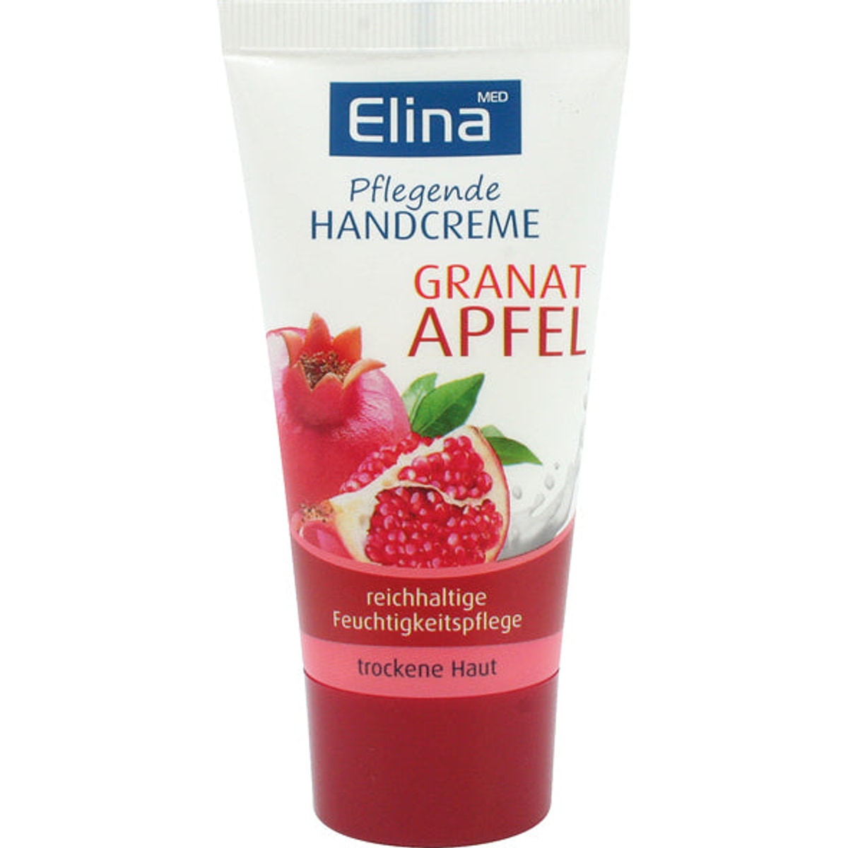 Crème mains Elina à la grenade, tube de 50 ml