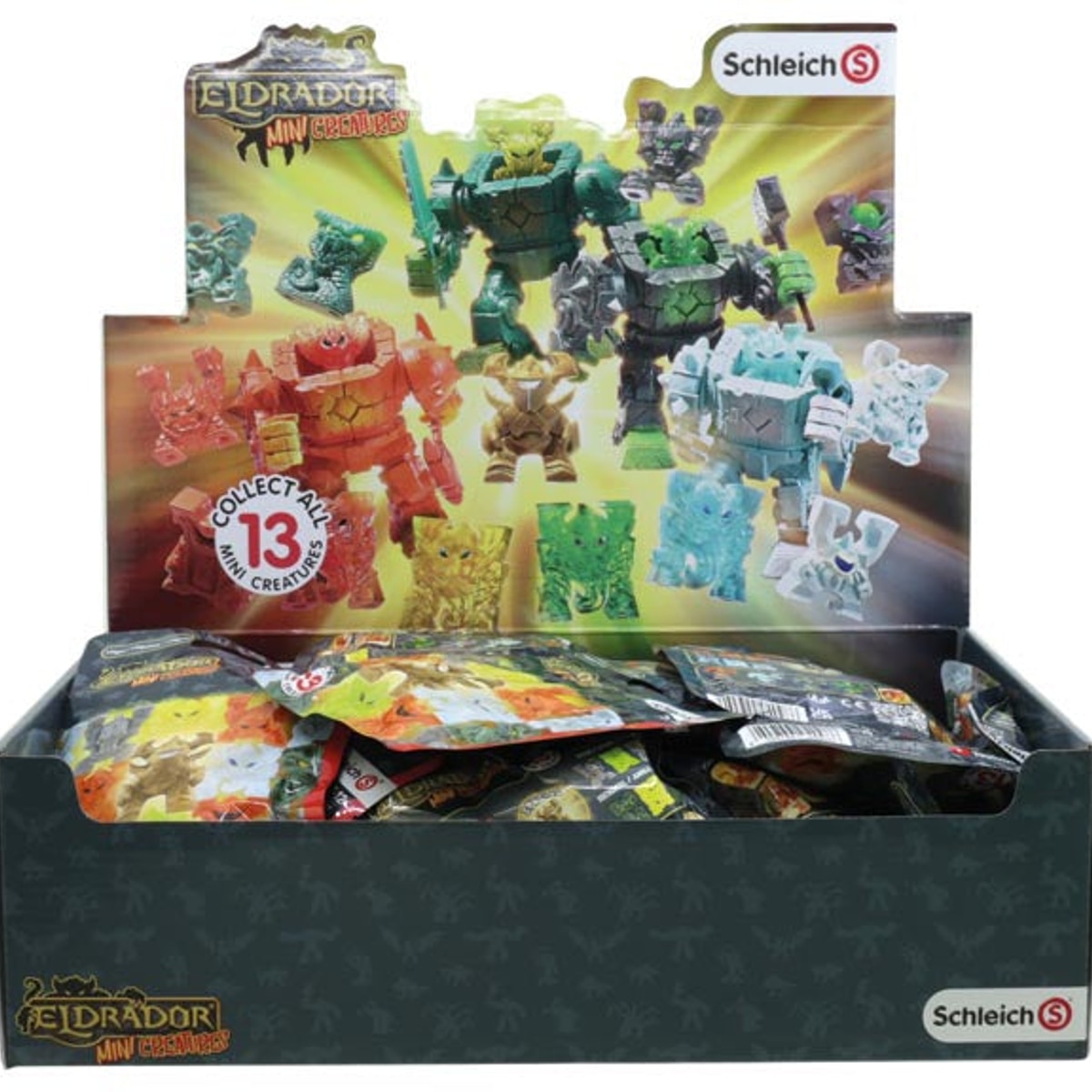 Figurine Schleich Eldrador Mini, présentoir 46 pièces