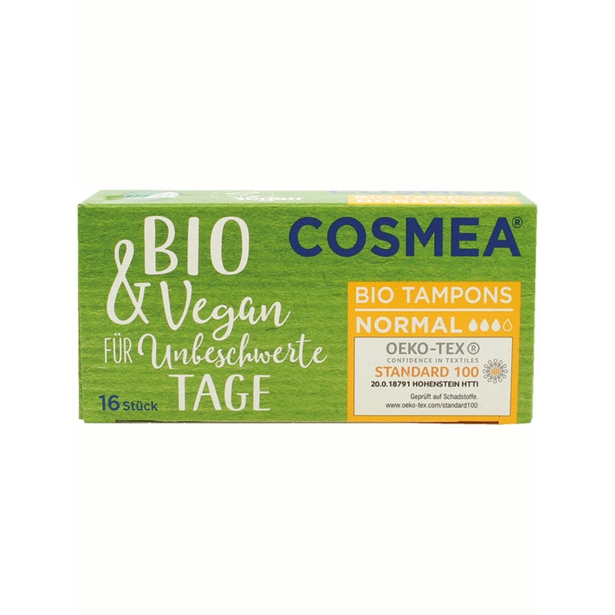 Tampons Cosmea Normal 16 unités Bio & Vegan