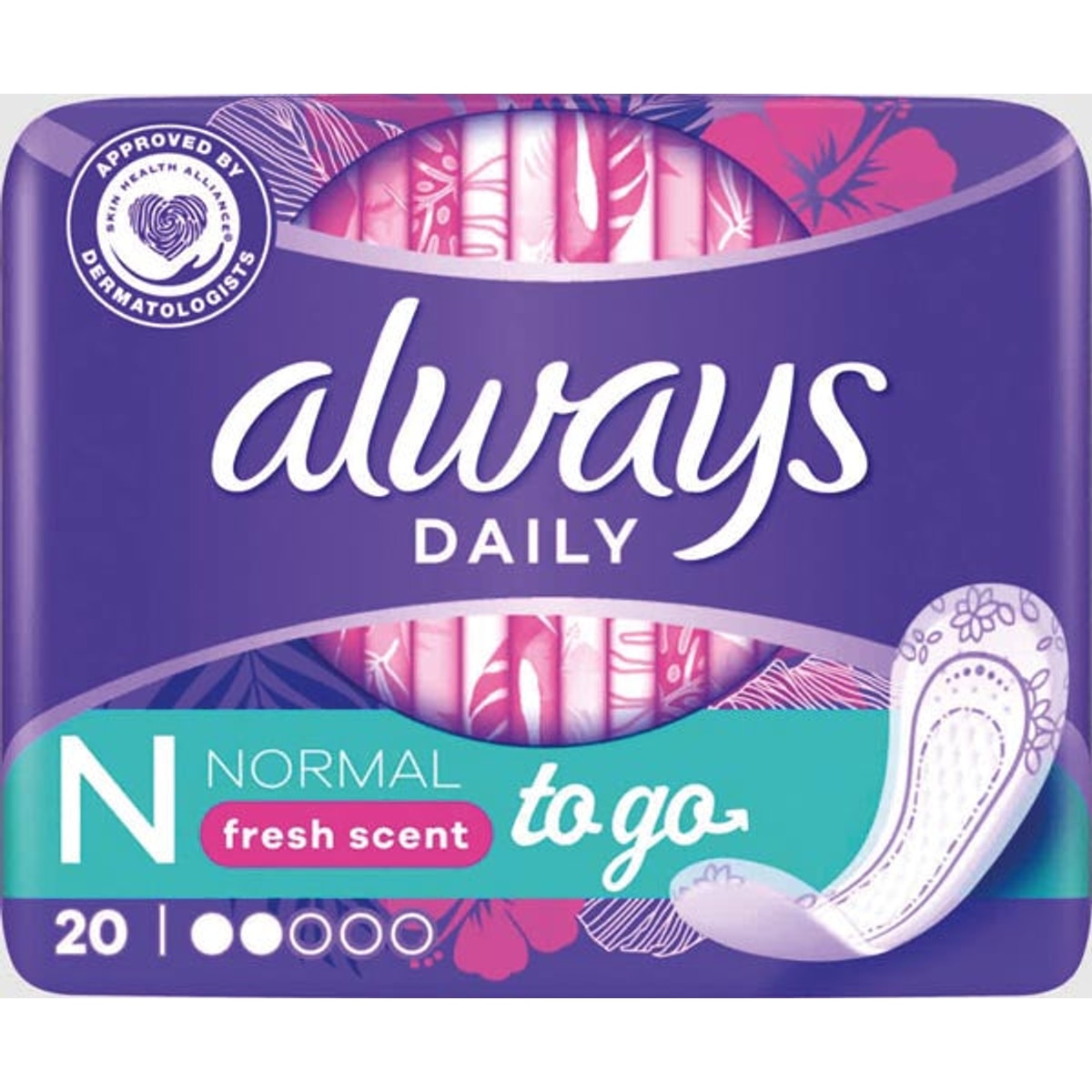 Protège-slips Always Daily Fresh Normal, format 20