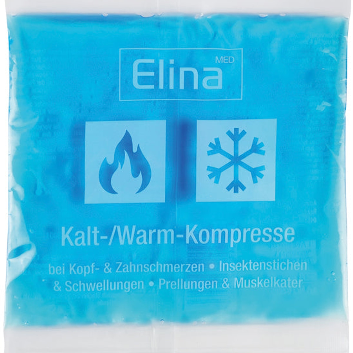 Compresse de gel, froide/chaude, 15 x 15 cm