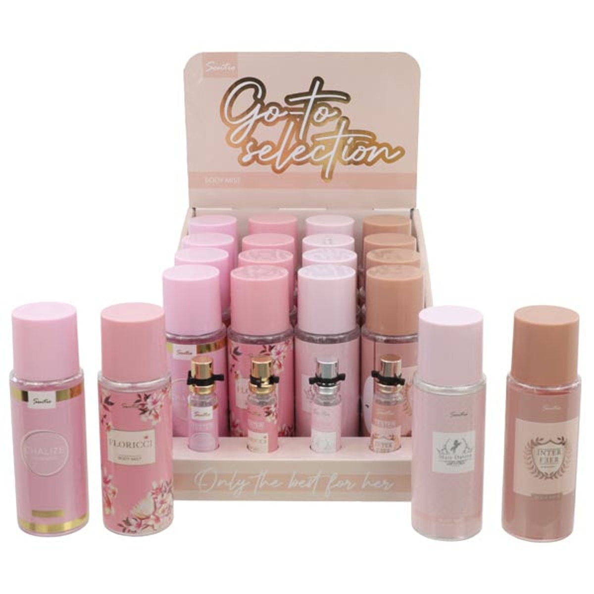 Brume corporelle Sentio 100ml Mix 4 assortis.