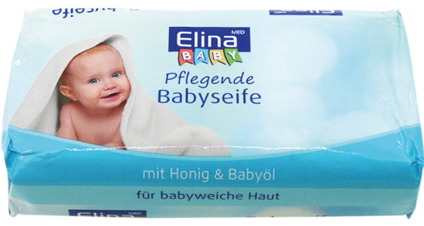 Savon Elina 100g pour bébé, à l'huile pour bébé et au miel