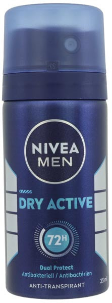 Déodorant spray Nivea 35 ml Dry Active pour hommes