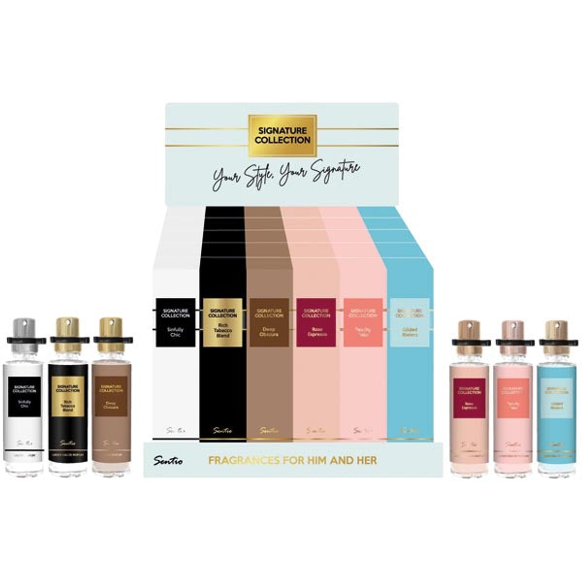 Parfum Sentio 15ml Collection Signature 60pcs. 6f.