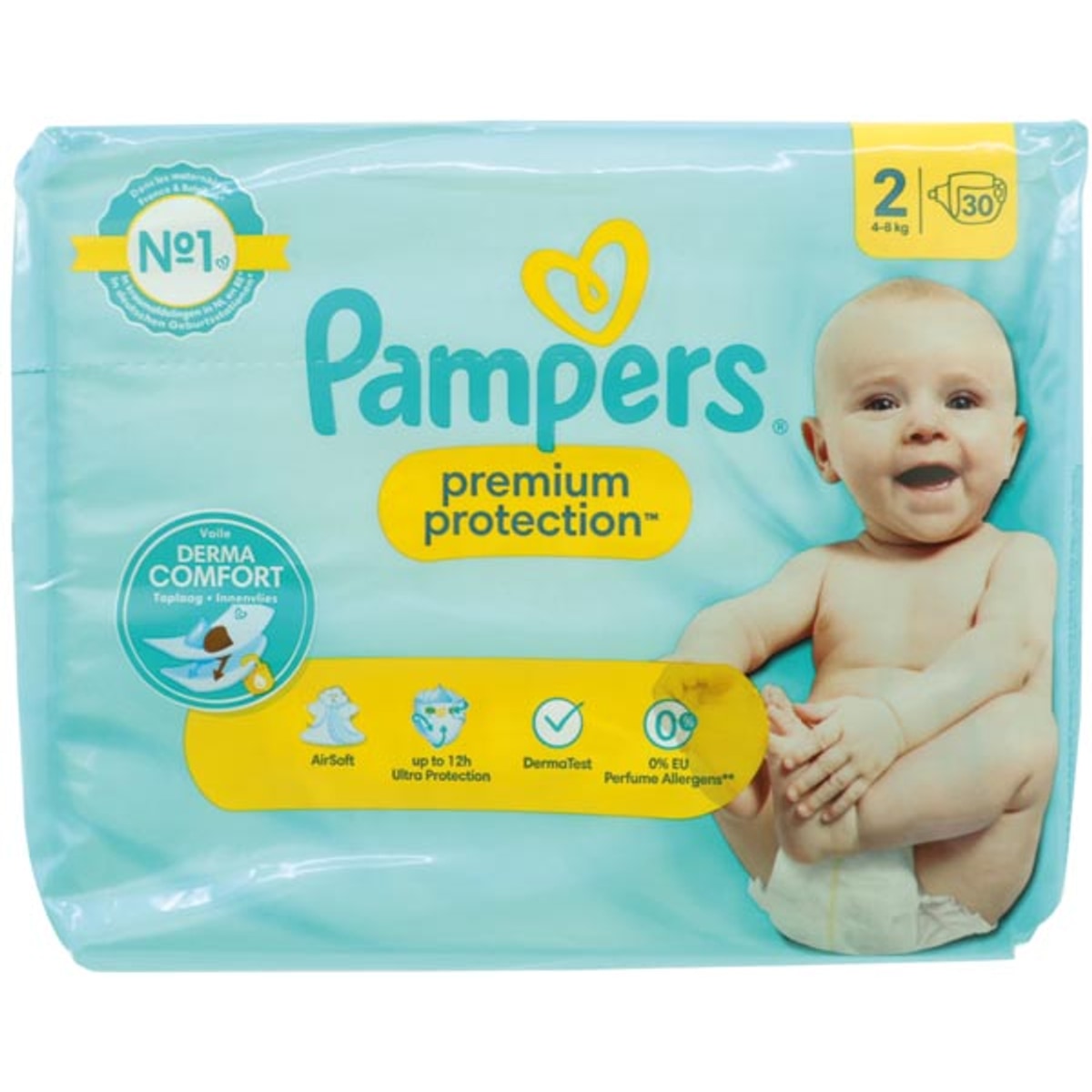 Pampers Premium Protection Nouveau-né Taille 2 Mini 30