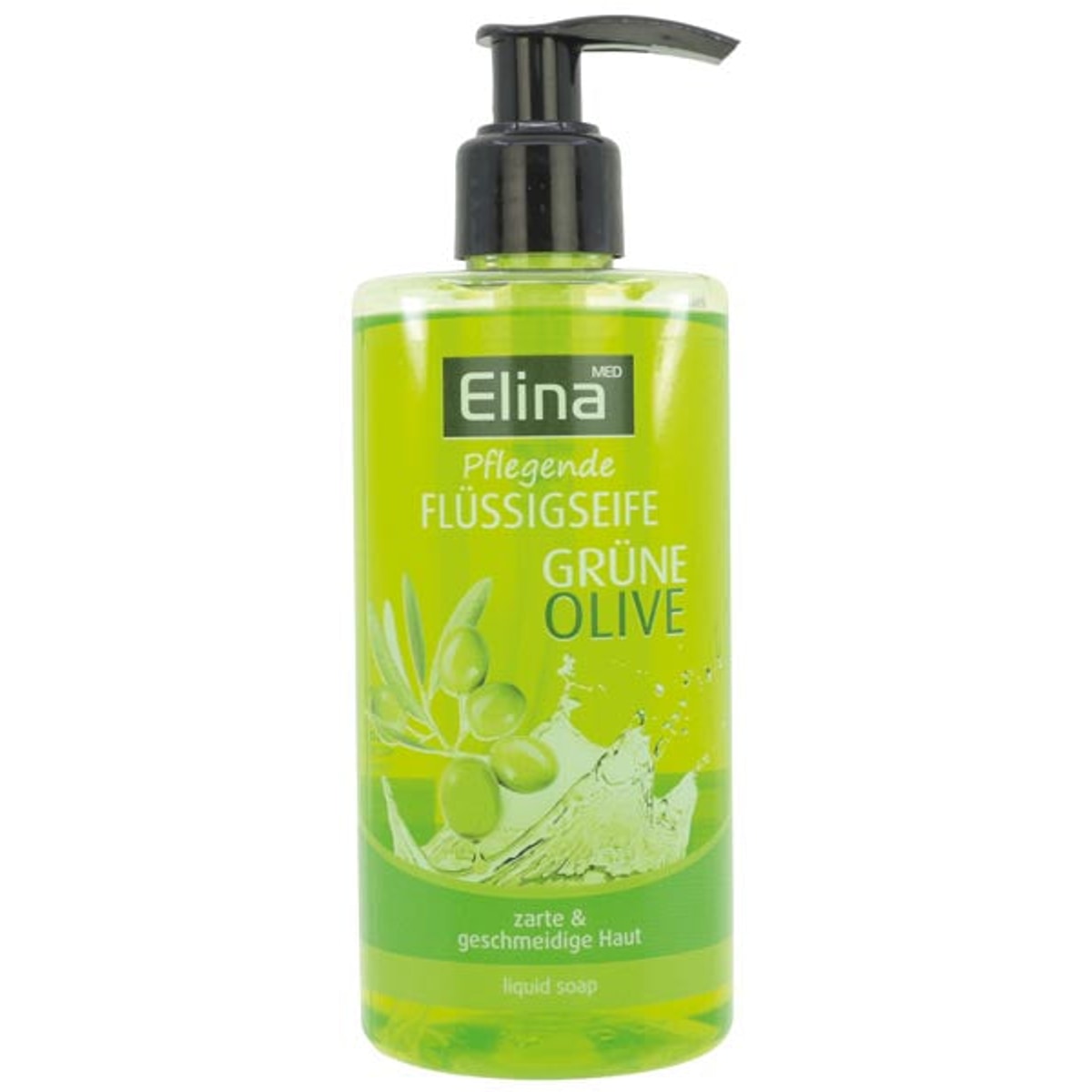 Savon liquide Elina Olive 300 ml avec distributeur
