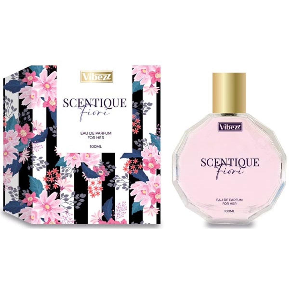 Parfum Vibezz 100ml Scentique Fiori EDP femme