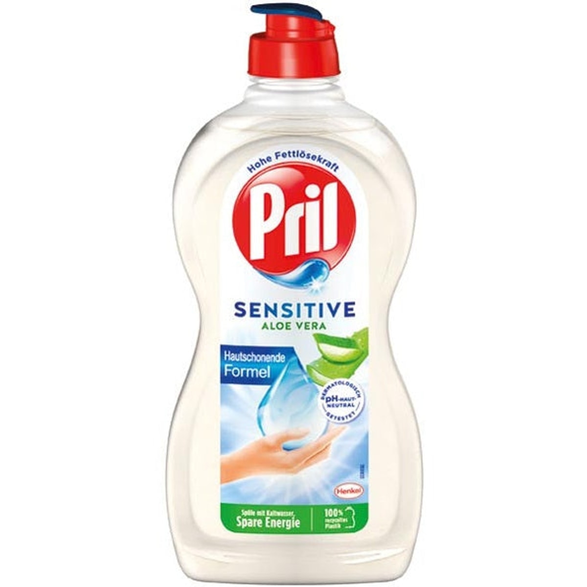 Liquide vaisselle Pril 450 ml à l'aloe vera pour peaux sensibles