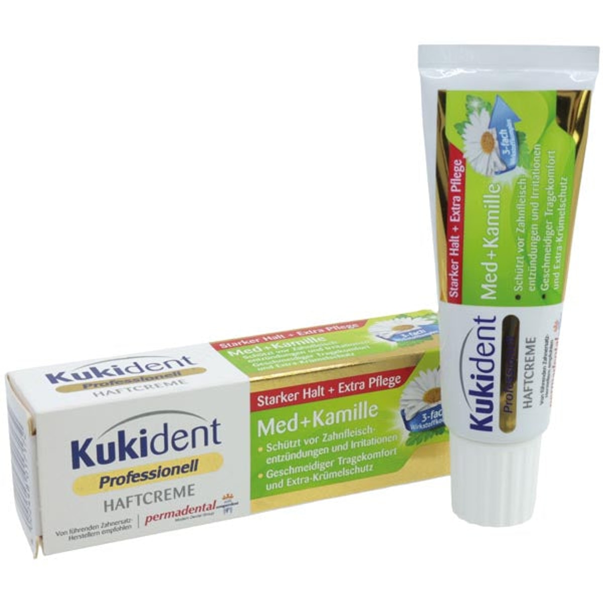 Kukident Crème Super Adhésive Extra Forte 40g Camomille