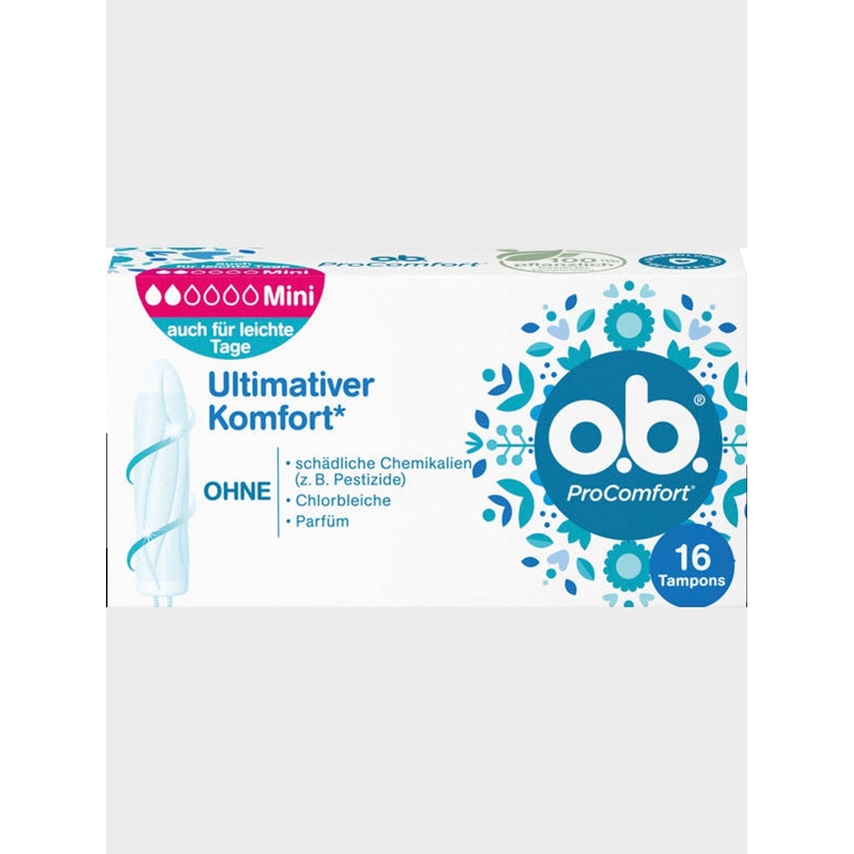 MÉTÉO. Tampons ProComfort Mini 16 unités