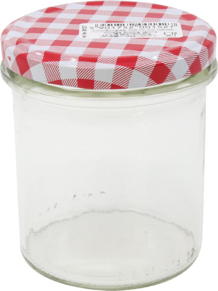 Bocal à conserves avec couvercle à damier 346 ml